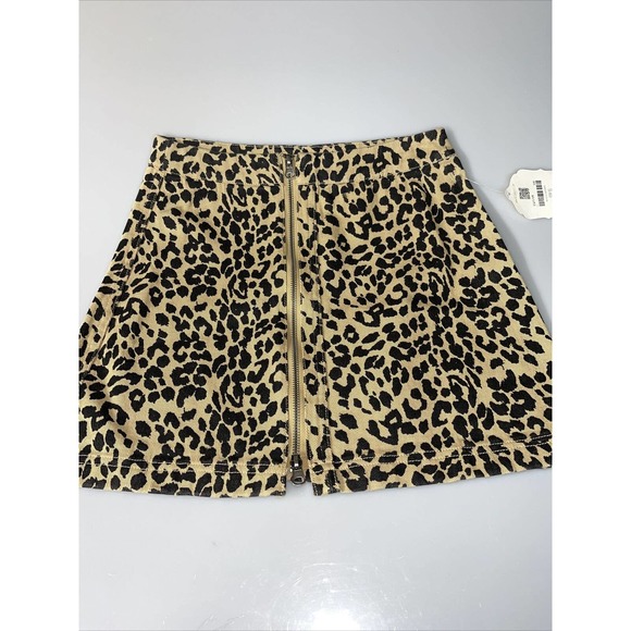 Altar’d State Cheetah Zip mini skirt Small NWT $59 - Picture 5 of 10
